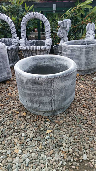 Ваза М012  Круг бетон