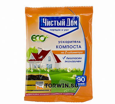 Чистый Дом Средство для ускорения созревания компоста, 50г